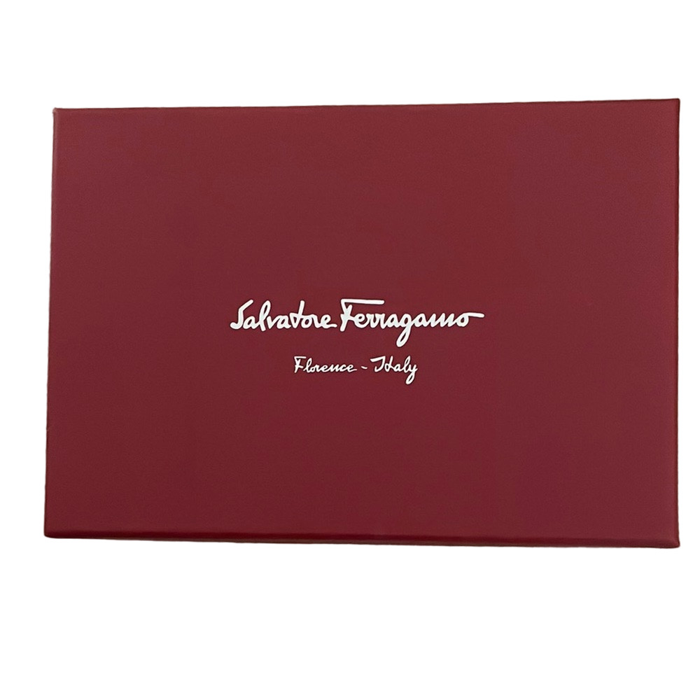 Salvatore Ferragamo Burgundy Gift Box
